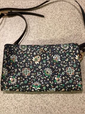 Tory Burch Kerrington Navy Soleil Crossbody Bag